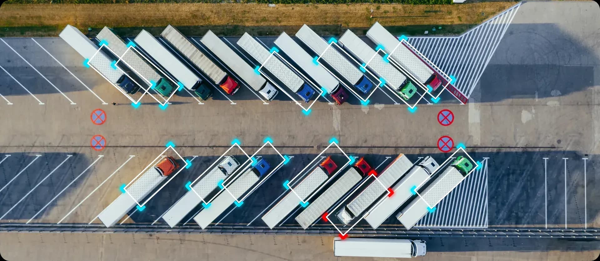 Transportation surveillance monitoring illustration