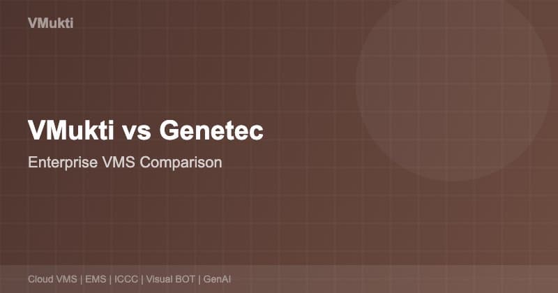 VMukti vs Genetec Enterprise VMS Comparison 2026