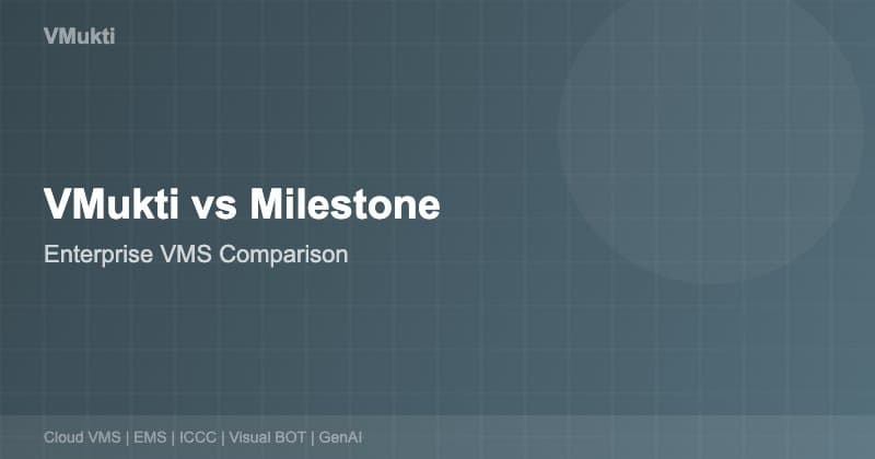 VMukti vs Milestone XProtect Enterprise VMS Comparison 2026