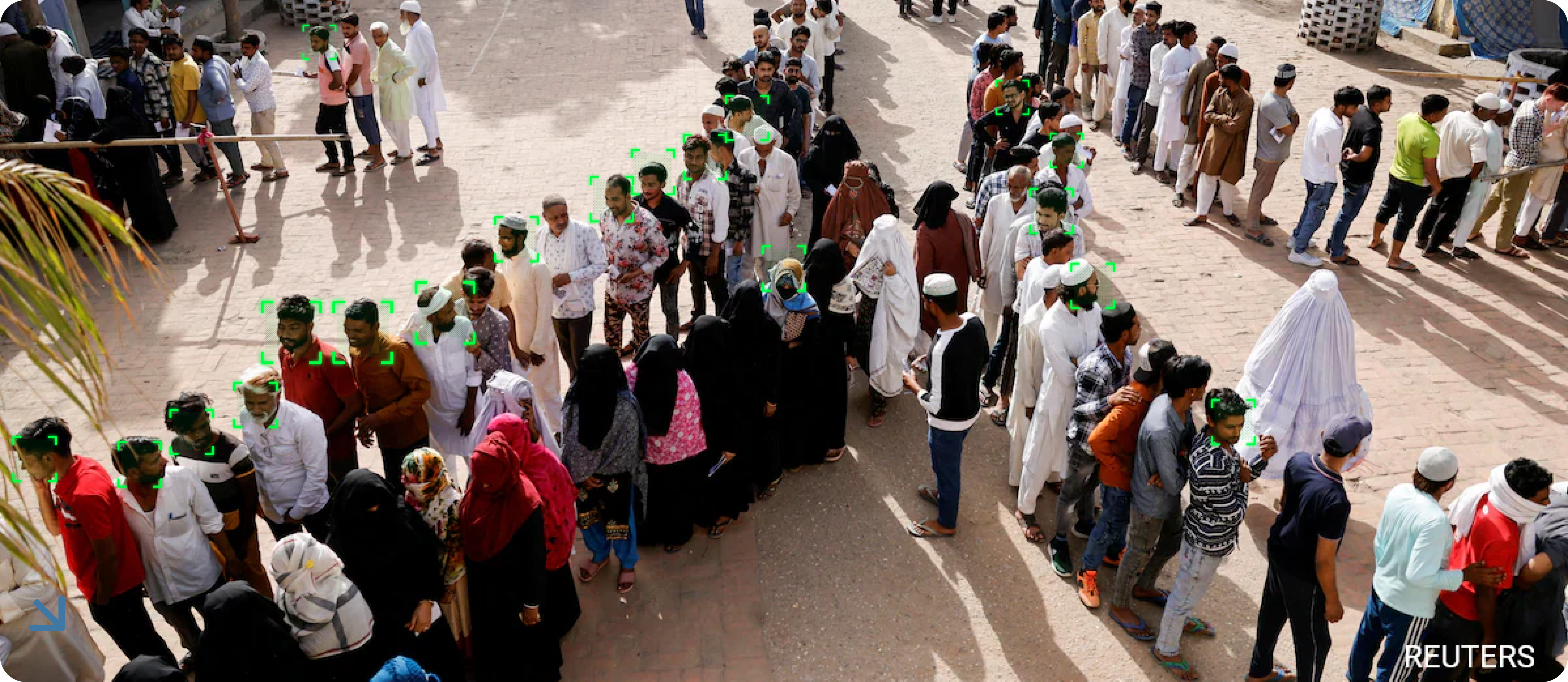 Election surveillance monitoring illustration