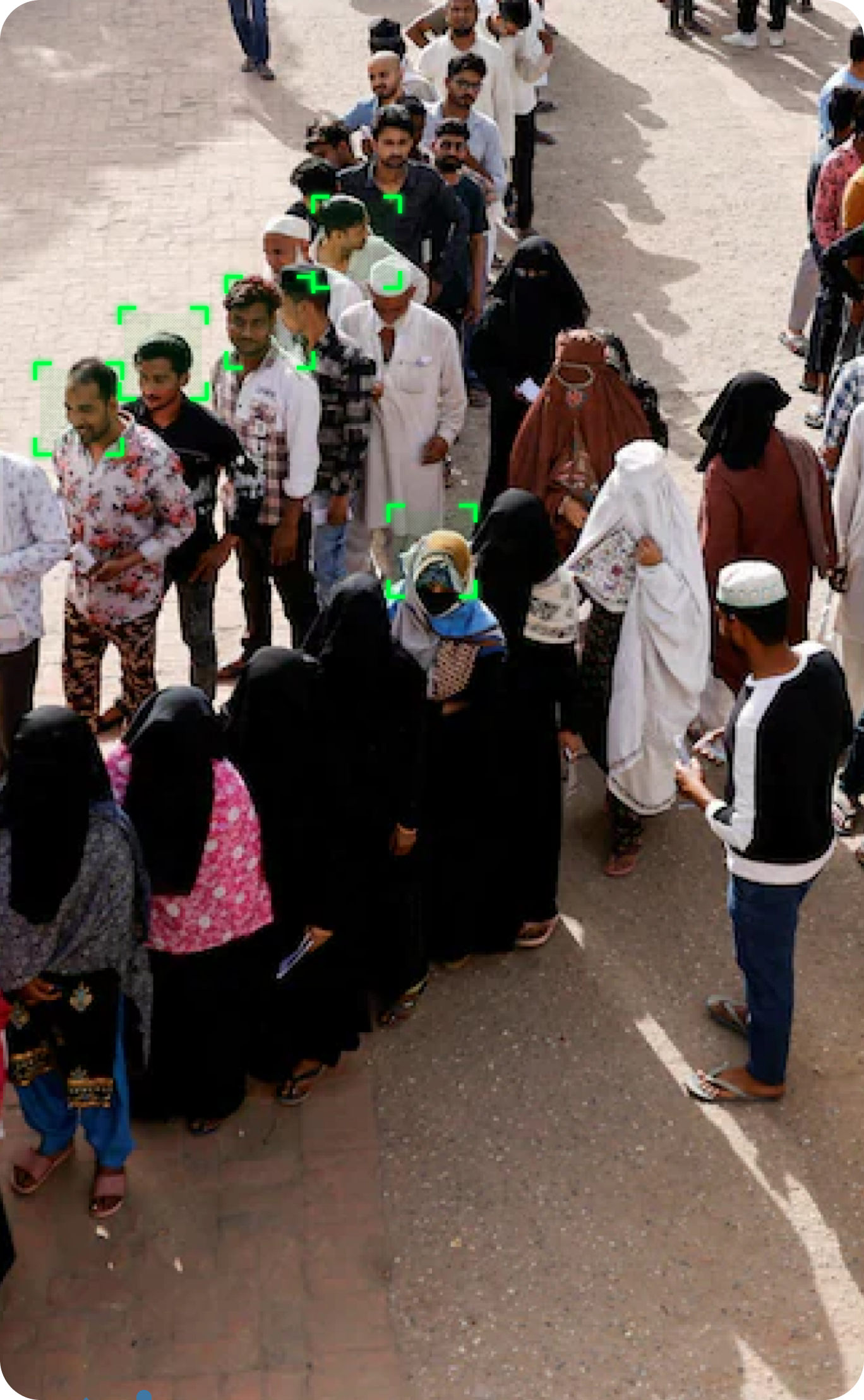 Election surveillance monitoring illustration