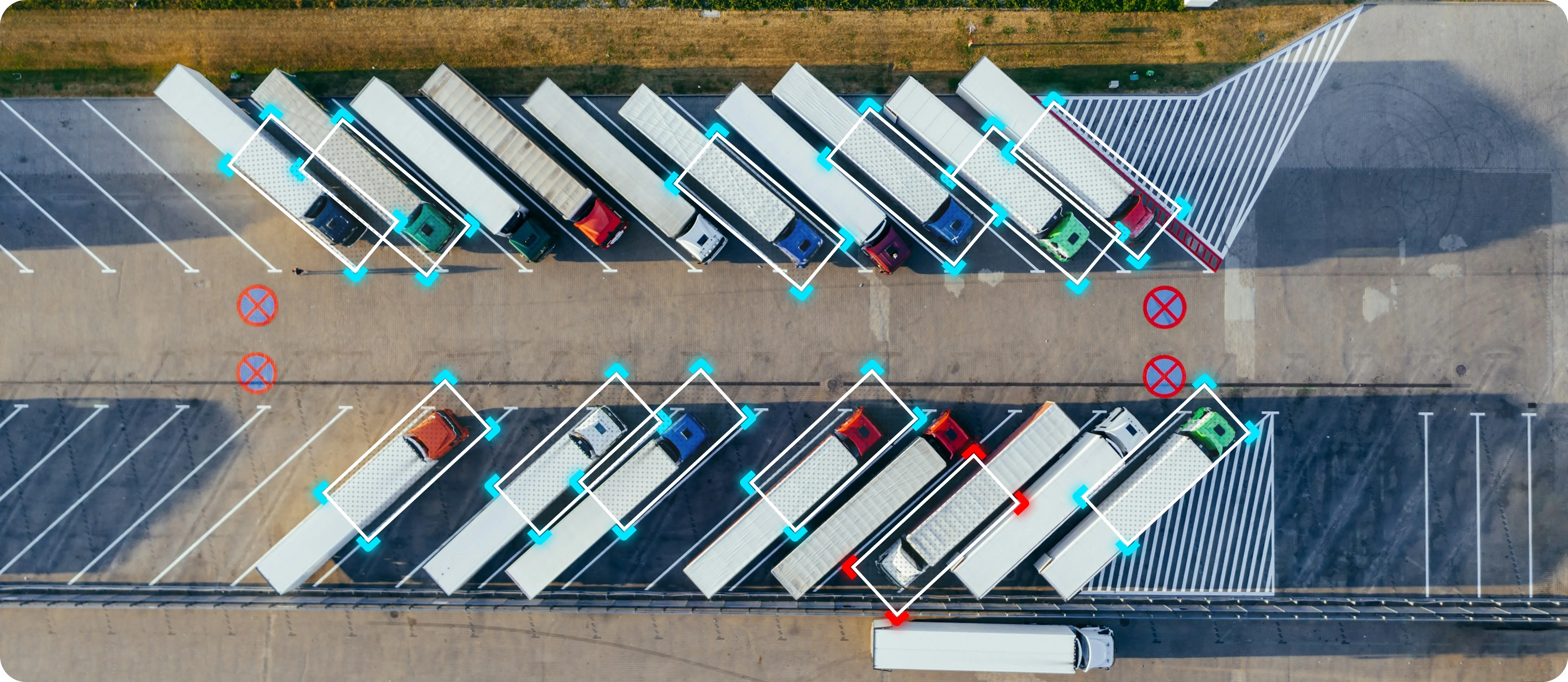 Transportation surveillance monitoring illustration