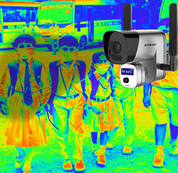Office Hospital Supermarket School Intelligent Thermal Camera Non