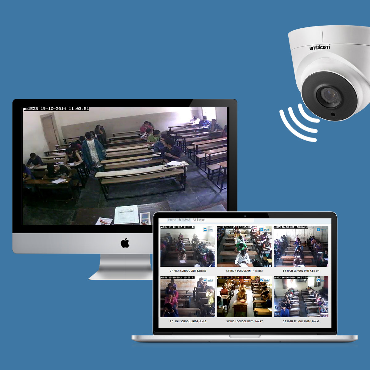 Vmukti Examination Surveillance CCTV Camera